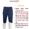 Quần Short Nam Owen SV242430 sóc âu màu xanh đậm dáng trendy chất liệu nano