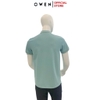 Áo Thun polo Nam Tay Ngắn Có Cổ Owen APV243613 màu xanh mint phối trắng dáng body fit tà bằng xẻ tà chất liệu Function thể thao