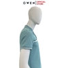 Áo Thun polo Nam Tay Ngắn Có Cổ Owen APV243613 màu xanh mint phối trắng dáng body fit tà bằng xẻ tà chất liệu Function thể thao