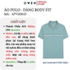 Áo Thun polo Nam Tay Ngắn Có Cổ Owen APV243613 màu xanh mint phối trắng dáng body fit tà bằng xẻ tà chất liệu Function thể thao