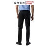 Quần Tây Nam Owen QRT242841R màu đen trơn dáng suông regular fit cạp tăng đơ chất liệu nano