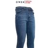 Quần Jean Nam Owen Quần Bò Nam QJS241436 màu xanh đậm dáng ôm slim fit chất liệu denim cotton spandex