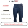 Quần Jean Nam Owen Quần Bò Nam QJR241260 màu xanh than đậm dáng suông regular fit chất liệu denim cotton spandex