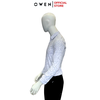 Áo Sơ Mi Nam Tay Dài Owen AS240691D màu trắng họa tiết dáng slimfit chất liệu Spandex