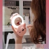 Quạt tích điện mini kèm gương