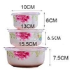 Bộ 3 bát sứ có nắp đậy