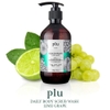 Sữa tắm tẩy da chết Plu Scrub Wash Lime Grape 500ml