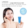 Bộ Kit 3 sản phẩm làm sạch da Laneige New Cleansing Trial kit