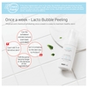 Tẩy Da Chết Dạng Bọt Dịu Và Dưỡng Ẩm Green Lacto Bubble Peeling Fascy Lab 100ml