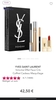 Set YSL 3 Món Mascara N1,Chì ,Son N1966 Your Miniatures* Dessin Du Regard Waterproof N1 & Rouge Pur Couture N1966