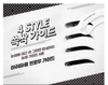 Khuôn kẻ lông mày Aritaum Eyebrow brow guide