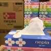 Hộp giấy ăn dai, mềm mịn hình hoa NEPIA nội địa Nhật (300 tờ x 5 hộp)