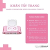 Khăn Ướt Tẩy Trang Sena Demar Make-Up Remove Deep Cleansing Tissue 45 Miếng
