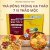 Trà đông trùng hạ thảo 7 vị thảo mộc giúp an thần, đẹp da, tăng cường sức khoẻ Korea Cordyceps Tea Premium