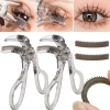 Kẹp bấm,uốn mi dạng lược góc rộng một phần mi tự nhiên giữ lâu kẹp cong mi XIXI Fine Comb Teeth Long-Lasting Curling