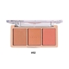 Phấn Má Hồng 3 Ô Habaria Pro 3 Colors Blusher Palette