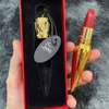 Son Siêu Lì Mịn Christian Louboutin Lipstick Sillky Satin Rouge Louboutin 001 Màu Đỏ Hồng