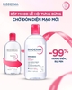 Nước tẩy trang dịu nhẹ sạch sâu Bioderma Laboratoire Dermatologique hồng Crealine H2O