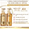 Bộ Dầu Gội Xả Phục Hồi, Giảm Gãy Rụng Loreal Paris Extraordinary Oil Smooth 440ml*2 (Hàng Công Ty )