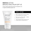 Kem chống nắng phổ rộng bảo vệ da dùng cho mặt và body Neova Active SPF 43