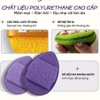 Bông Rửa Mặt Bọt Biển Giúp Làm Sạch Sâu Amortals Set 3 Mút