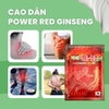 Cao dán hồng sâm túi đỏ Power Red Gingseng Hàn Quốc - túi 20 miếng