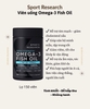 Viên Uống Dầu Cá Sports Research Triple Strength Omega 3 Fish Oil 1250mg (150 Viên)