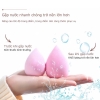 Bông mút trang điểm hình giọt nước chất lượng cao, có hộp đựng, dễ tán mềm mịn