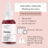 Tinh Chất Tẩy Da Chết Hoá Học The Ordinary AHA 30% + BHA 2% Peeling Solution 30ml