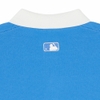 ao-croptop-mlb-korea-varsity-short-sleeve-knit-collar-tie-la-dodgers-blue
