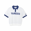ao-croptop-mlb-korea-varsity-short-sleeve-knit-collar-tie-new-york-yankees-ivory