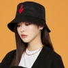 non-mlb-heart-bucket-hat-boston-red-sox-black