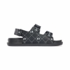 sandals-mlb-chunky-diamond-monogram-new-york-yankees-black