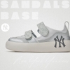 sandals-mlb-korea-chunky-base-new-york-yankees-grey