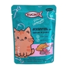 Thức ăn ướt pate Kucinta Oceanfish and Chicken in gravy cá biển và gà gói 80g