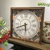 Đồng hồ treo tường gỗ tự nhiên, Tranh đồng hồ trang trí tường, Quà tặng tân gia ý nghĩa, Artclock Soyn C148