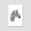 Tranh Watercolor Zebra