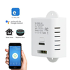 Bộ điều khiển kết nối Wifi + RF công suất 2000w/10A, điều khiển qua app Tuya + Kèm Remote