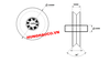 banh-xe-ray-v-150mm-co-bac-dan-lo-truc-25mm