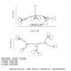 Đèn chùm EA2-1009