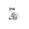 Bộ trục và bánh răng máy cưa đa góc Dewalt DW713 - No.214 392628-00