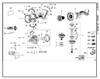 Bạc đạn dùng cho máy DCG414, DWE8100, DWE8110 ,DWE8200 ,DWE8210, DWE8300, DWE8310,DWE886) - No.30 605040-24