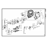 Giá đỡ bạc đạn máy cưa lọng DW349, STEL341 - No.51 90517317