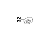 N017206 BẠC ĐẠN MÁY CẮT GẠCH DW860 - No.32