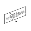 Động cơ Stator dùng cho máy cắt gạch DW860 - No.34 N028854