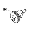 Nguyên bộ SPINDLE bánh răng dùng cho máy khoan Dewalt DWD014-B1 - No.101