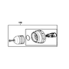 Đầu kẹp và bộ trục dùng cho máy khoan Dewalt D25124K - No.15 N4031130