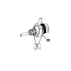 Bộ vòng bi đảo dùng cho máy khoan Dewalt D25132, D25133, D25143, D25144,DCH133 - No.38 N418018