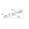 Bộ trục dùng cho máy khoan Dewalt D25032 - No.100 N424934