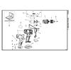 Rotor và trục dùng cho máy khoan pin Stanley SCH12-B1 - No.3 N457131